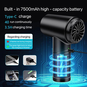 2-em-1 Super Poderoso Vácuo de Carro 9000PA OEM ODM Sem Fio <span class=keywords><strong>Hand</strong></span> <span class=keywords><strong>Held</strong></span> <span class=keywords><strong>Vac</strong></span> Limpador Portátil LED Multi-Bico para Carro Home Office Pet - Product Image 2