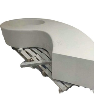 Nuevos Materiales de Construcción de Piedra, Banco de Hormigón Prefabricado GRC Gris, para Uso en Interiores y Exteriores, Parques y Plazas, Alta Resistencia - Product Image 5