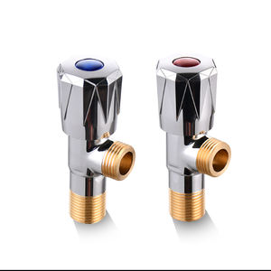 Brand-name brass <b>valve</b> <b>body</b>, brass <b>valve</b> core, plastic handle, sanitary angle <b>valve</b> - Product Image 1