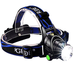 Mạnh Mẽ Ngoài Trời Cắm Trại Có Thể Sạc Lại <span class=keywords><strong>LED</strong></span> Câu Cá Đèn Pha Đèn Pha <span class=keywords><strong>10</strong></span> <span class=keywords><strong>Watt</strong></span> 1200 Lumen Có Thể Sạc Lại Đầu Torch Không Thấm Nước - Product Image 1