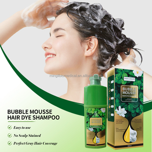 Ingredienti naturali a base di erbe bolle di Mousse Shampoo tinture per <span class=keywords><strong>capelli</strong></span> Non allergico <span class=keywords><strong>colore</strong></span> professionale dei <span class=keywords><strong>capelli</strong></span> per la copertura grigia - Product Image 1