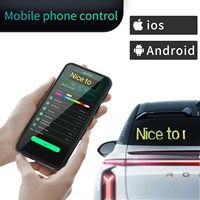 Pantalla LED Flexible Jode para Parabrisas de Coche, Panel de Matriz de Píxeles, Letrero con Mensaje Desplazable, Control por Aplicación, Texto Programable