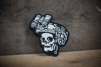 Patch PVC Lady of Darkness, luminescent dans le noir, personnalisé, avec fermeture auto-agrippante, patch en caoutchouc PVC 3D souple