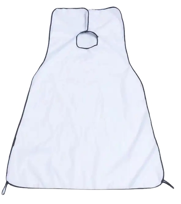 100x70 см Водонепроницаемый Фартук мужской триммер для бороды нагрудник накидка для мойки для бритья бороды фартук для ванной черный белый