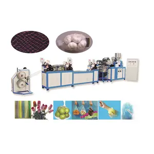 Machine de fabrication de sacs de fruits/ligne de production de filet d'éponge de bain de grande capacité
