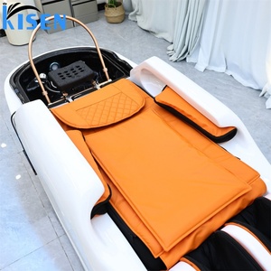 เตียงนวดสระผมไฟฟ้า Kisen Top พร้อมเครื่องอบไอน้ำ Zen-flow และโดมอบไอน้ำ ปรับแต่งได้สำหรับร้านเสริมสวย - Product Image 4