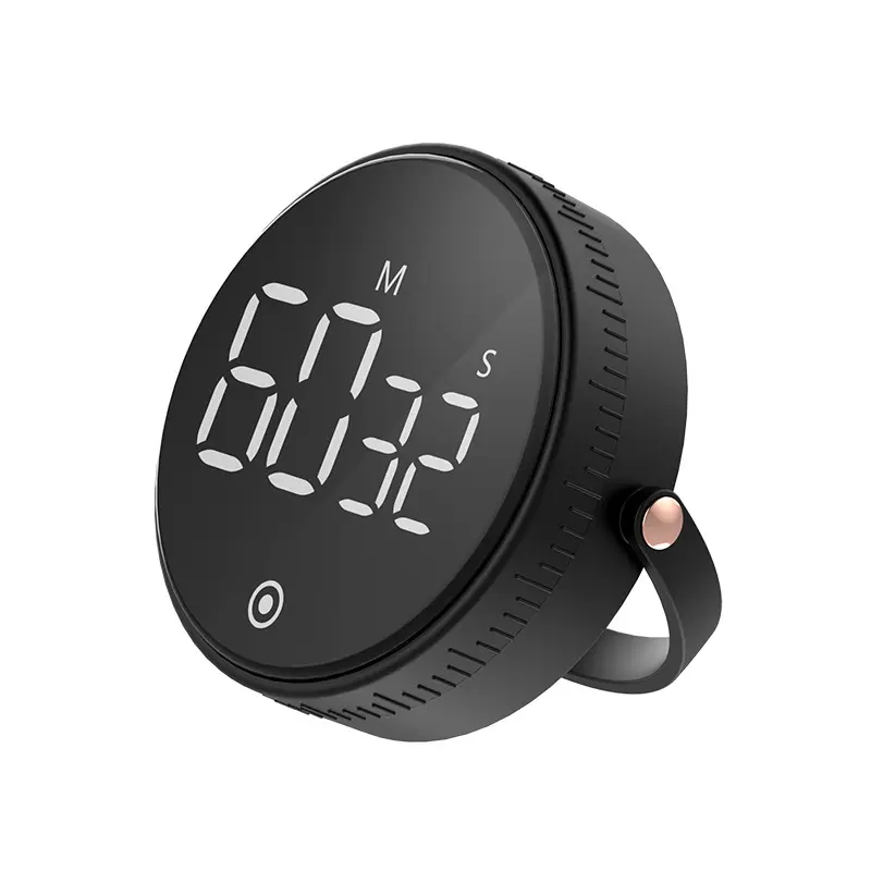 WMT44-Reloj de 3 niveles ajustable para cocina, dispositivo con cuenta atrás magnético, pantalla LED grande, con temporizador Digital de eficacia