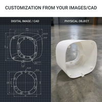 Pièces imprimées en 3D sur mesure, précision SLA SLS FDM, résine, nylon, plastique, prototypes, service OEM ODM, prise en charge STP/Stl, 45-70 Heat