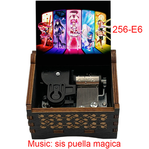 Boîte à musique à manivelle carrée Sis Puella <span class=keywords><strong>Magica</strong></span>, Puella Magi <span class=keywords><strong>Madoka</strong></span> <span class=keywords><strong>Magica</strong></span>, pour la décoration de la maison, cadeaux pour les enfants et les familles - Product Image 4
