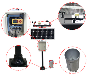 Los datos meteorológicos registrador de equipos de centro de sistema de vigilancia ambiental con Panel Solar - Product Image 3