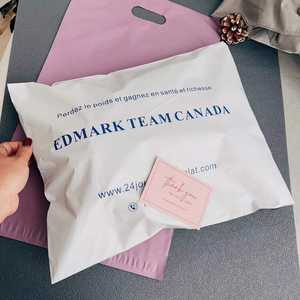 Bolsas de Envío de Polietileno 100% Biodegradables, Color Rosa Personalizado, con su Logotipo, Diseño para Empacar Ropa - Product Image 5