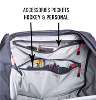 Sac de hockey de style classique, grand sac de sport, sac à dos de hockey convertible en sac de voyage, pour organiser tout votre équipement de hockey