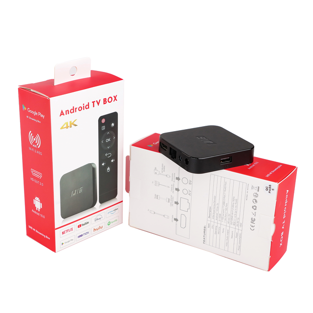 4K New Arrival Allwinner H313 Quad Core 2GB 16GB 2.4G Wifi U16 IR BT Remote Control Smart Decoder Box Smart Box Tv Android OTT