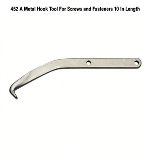 452 Una herramienta con gancho de metal para tornillos y sujetadores de 10 pulgadas de longitud - Product Image 2
