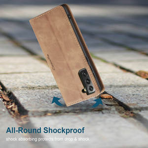 CaseMe <span class=keywords><strong>pour</strong></span> <span class=keywords><strong>Samsung</strong></span> <span class=keywords><strong>Galaxy</strong></span> S23, étui portefeuille rétro en peau de cuir, <span class=keywords><strong>coque</strong></span> mate personnalisée <span class=keywords><strong>pour</strong></span> <span class=keywords><strong>Samsung</strong></span> S22 S21 <span class=keywords><strong>S20</strong></span> <span class=keywords><strong>S20</strong></span> <span class=keywords><strong>FE</strong></span>, housse intelligente - Product Image 4