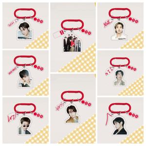 Llavero Personalizado con Foto HD de Ídolos de KPOP, 3 Piezas, con Logotipo de ARIARNG, Etiqueta con Nombre, Colgante <span class=keywords><strong>Kay</strong></span>, JK, JIMIN, V, SUGA, RM, <span class=keywords><strong>J</strong></span>-HOPE, Accesorios para Bolsos, Regalo para Fans - Product Image 1