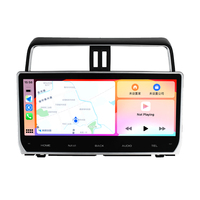 Autoradio Android 12,3 pouces avec GPS, CarPlay, DSP et amplificateur pour Land Cruiser Prado 2016-2019, USB et TV, garantie 1 an