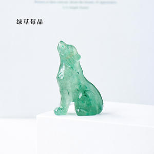 GEM, perro de Jade blanco <span class=keywords><strong>afgano</strong></span> de alta calidad, nuevo diseño, suministro directo de fábrica para Decoración - Product Image 2