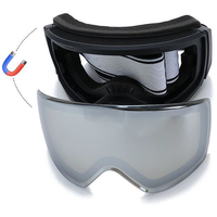 Lunettes de ski magnétiques Elan Optical YX2005, best-seller, protection UV400, anti-buée, double lentilles miroir, lunettes de snowboard pour adultes