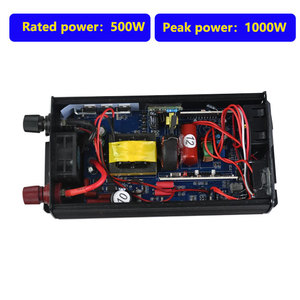 Nuevo Modelo de Inversor de Corriente para Automóvil de Onda Sinusoidal Pura de 1000 W, Monofásico, CC 12 V/24 V, CA 110 V/220 V, Salida de Red NFC, Corriente de Salida de 1600 W, Pico de 500 W - Product Image 6
