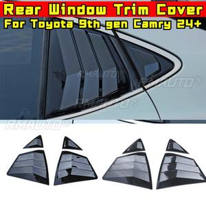 Embellecedor de ventana trasera triangular tipo aleta de tiburón para Toyota Camry 9.ª generación 2024+ Cubierta embellecedora de ventana de ventilación lateral trasera Accesorios para coche - Product Image 2