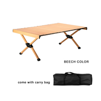 Table de camping pliable moderne et compacte en aluminium ultraléger pour l'extérieur – Mobilier d'extérieur