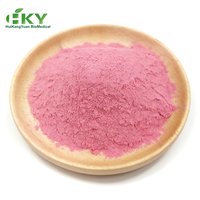Poudre de cerise d'acérola séchée naturelle HKY, extrait de fruit de cerise en poudre, qualité alimentaire, emballage en fût de 1 kg, approvisionnement en vrac