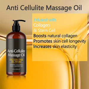 <span class=keywords><strong>Huile</strong></span> de massage corporel anti-<span class=keywords><strong>cellulite</strong></span> 240ml au collagène et cellules souches, raffermissante et tenseur cutané, Pamplemousse Eucalyptus, pour usage quotidien - Product Image 2