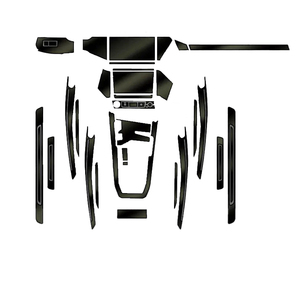 Pellicola Trasparente in TPU per <span class=keywords><strong>Audi</strong></span> E-tron 2020 2021, Adesivo per Interni Auto, Console Centrale, Cambio, Bocchette Aria, Navigatore, Pannello Porta - Product Image 1