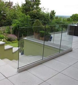 Barandillas <span class=keywords><strong>de</strong></span> Acero Inoxidable Modernas para Balcón <span class=keywords><strong>de</strong></span> Hotel, Barandas <span class=keywords><strong>de</strong></span> Seguridad para Terraza/Villa/Pared, Pasamanos para Escaleras Exteriores y Piscinas, Ajustables - Product Image 1