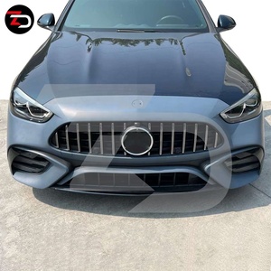 Materiale C63 S E Performance Style paraurti anteriore Kit corpo griglia anteriore <span class=keywords><strong>2021</strong></span>-on più nuovo PP 1 Set per <span class=keywords><strong>Mercedes</strong></span> W206 classe <span class=keywords><strong>C</strong></span> C200 C260 - Product Image 3