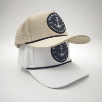 Gorra de Golf Oxford de 5 Paneles de Alta Calidad, Parche Personalizado, MOQ Bajo, Logotipo Grabado OEM, Gorra Deportiva Unisex de Primera Calidad para Clubes de Campo