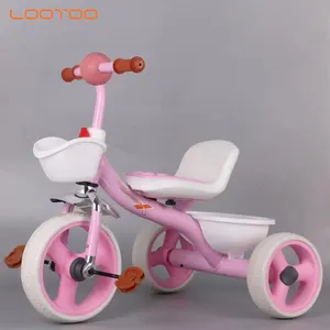 3 roues mini bébé rose tricycle/filles enfants pousser tricycle gros/tricycle 2-6 ans
