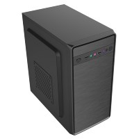 Boîtier PC Gaming Micro ATX Mid Tower Meway Factory en Gros, Pas Cher, avec 2 Ventilateurs, Châssis d'Ordinateur de Bureau en Stock, Expédition Rapide