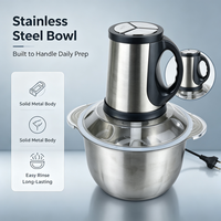 Penggiling Daging Dapur Rumah Tangga Murah Bahan Stainless Steel Kecil Terbaik Penggiling Daging Otomatis 5L Penggiling Daging Listrik Dijual