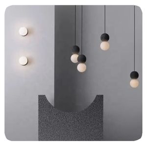 Lámpara de Pared Moderna APCITL de Hormigón, <span class=keywords><strong>Cemento</strong></span> y Piedra Natural con LED, Pantalla Blanca de Resina, CRI 80, Color Ajustable, para Hogar y Oficina - Product Image 6