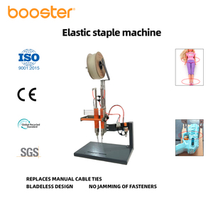 Equipo neumático automático sin cuchillas para fijación de grapas elásticas, con función de refuerzo, ciclo único de 0.5s, puntada variable de 10mm-188mm para madera - Product Image 1
