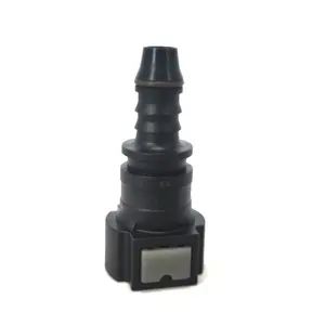 Auto-onderdelen D3 9.49Mm-ID8-180degree Vrouwelijke Huis Rechte Connector Sae 3/8 Brandstof Vloeibare Quick Connector Voor Pa Buis x1