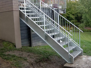 Outdoor Metal Building Material <strong>Fire</strong> <strong>Escape</strong> <strong>Stairs</strong> - Product Image 5