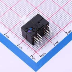 YTS8513L400FW Push Button Switch SMD Switch Self-Locking White 4N - Product Image 2