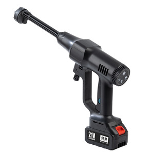 Pistolet de lavage de voiture sans fil 21V, batterie au lithium 4.0Ah, pulvérisateur d'eau haute pression pour le nettoyage des véhicules et l'utilisation en extérieur - Product Image 1