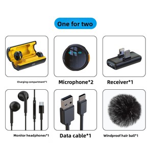 Q18 Live Broadcast Mini micrófono Reducción de ruido Nuevo modelo privado para grabación de video Pantalla digital LED Compartimento de carga - Product Image 6