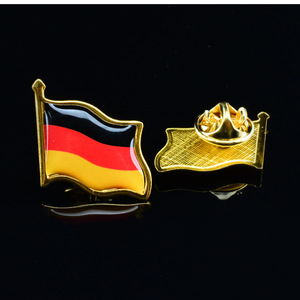 Épinglette rectangulaire en métal avec drapeau national de Nouvelle-Zélande, motif dessin animé peint, impression découpée pour la <span class=keywords><strong>publicité</strong></span> - Product Image 5