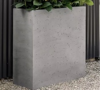 Pot Bunga Semen Fiber Beton Persegi 60x60cm Buatan Khusus Grosir