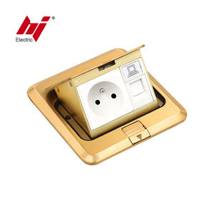 صندوق أرضي منبثق مرفوعة لمقبس من نوع الولايات المتحدة الأمريكية ومقبس إنترنت RJ 45 - Product Image 3