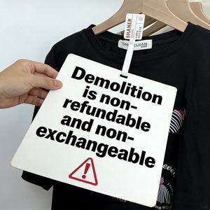 Etiquetas de Seguridad Anti-Robo para Ropa - Etiquetas Colgantes de Papel Ecológicas de Gran Tamaño, de Un Solo Uso, con Logotipo Personalizado - Product Image 2