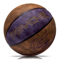 Ballon de basket-ball de luxe en microfibre suédée taille 7, haute adhérence, pour intérieur