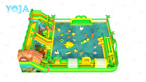 Nuevo Parque Acuático Inflable Comercial, Castillo de Hielo de Pingüinos, Gran Parque Acuático Inflable, Ciudad de Diversión - Product Image 4