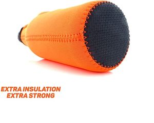 Enfriador de latas de botellas de cerveza de neopreno al por mayor, funda de botella de vino de 330ML con cremalleras, bolsas con soporte para latas de cerveza - Product Image 3