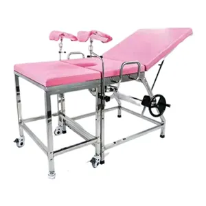 Medical Clinic Patient Examination Table Beds Stainless Steel Adjustable Examination Hospital Bed Medical Furniture Equipment